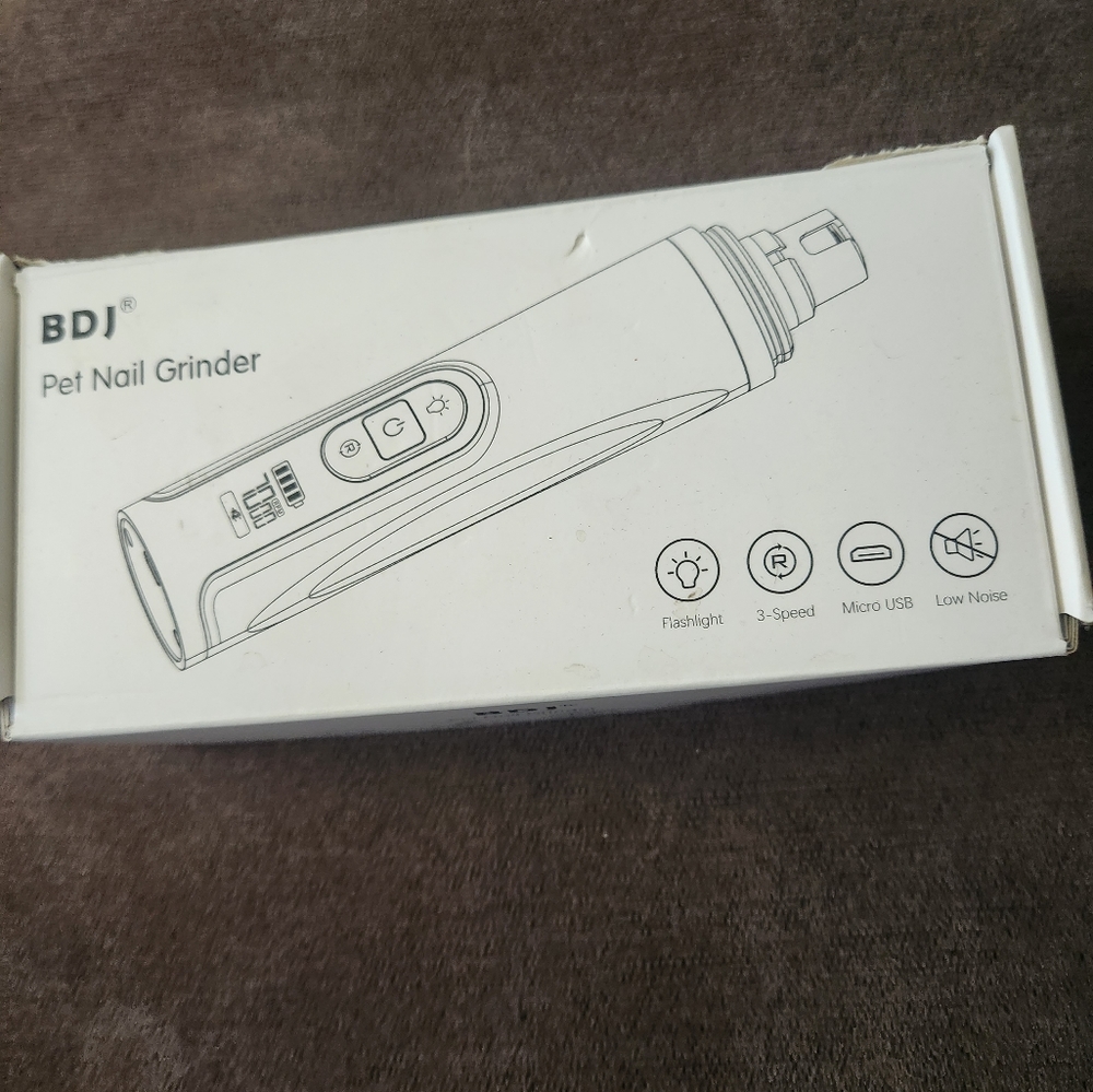 Pet nail grinder, my dog will not let me use.